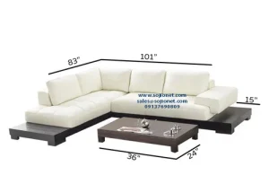 Dimension of a Stylish Settee