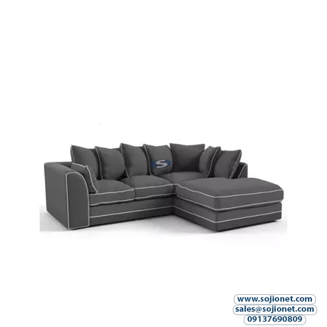 Simple L Shaped Fabric Sofa 1 Simple L Shaped Fabric Sofa in Lagos Abuja Port harcourt Warri Delta Enugu Benin Asaba Ibadan and nationwide in Nigeria
