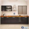 Black Kitchen Cabinet in Lagos Abuja Asaba Port harcourt Owerri Ibadan Nigeria