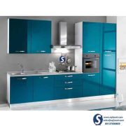 Blue Kitchen Cabinet in Lagos Abuja Asaba Port harcourt Owerri Ibadan Nigeria