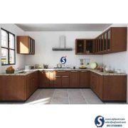 Glazed Kitchen Cabinet in Lagos Abuja Asaba Port harcourt Owerri Ibadan Nigeria
