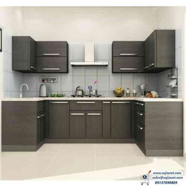 Grey Kitchen Cabinet in Lagos Abuja Asaba Port harcourt Owerri Ibadan Nigeria