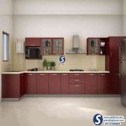 L Shaped Kitchen Cabinet in Lagos Abuja Asaba Port harcourt Owerri Ibadan Nigeria