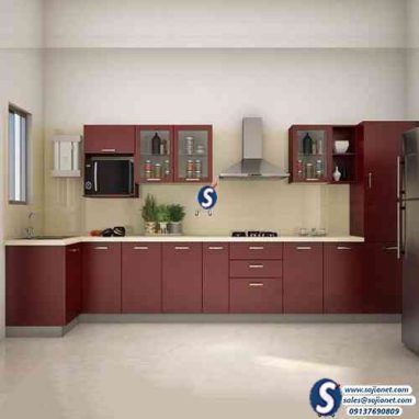 L Shaped Kitchen Cabinet in Lagos Abuja Asaba Port harcourt Owerri Ibadan Nigeria
