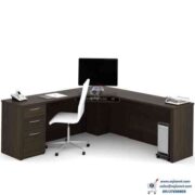 Black Corner Desk