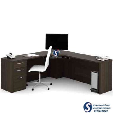 Black Corner Desk