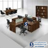 Coffee Brown Workstation Table Desk in Lagos, Abuja FCT, Akure, Owerri, Port harcourt, Asaba, Benin, Kano, Minna, Nigeria