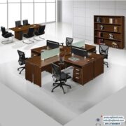 Coffee Brown Workstation Table Desk in Lagos, Abuja FCT, Akure, Owerri, Port harcourt, Asaba, Benin, Kano, Minna, Nigeria