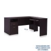 Dark Wood Office Desk
