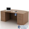 Full Two Pedestals Office Table Desk