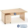 Maple Right Wave Panel Office Table Desk