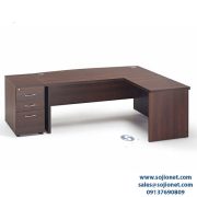 Walnut 6ft L Shaped Manager Table Desk in Lagos Nigeria