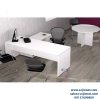 White High Gloss Executive Table Desk