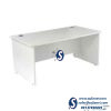 White Straight Panel End Office Table Desk