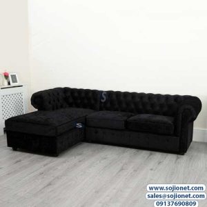 Black L Shaped Sofa in Lagos Lekki Ikoyi Ikeja Victoria Island Nigeria