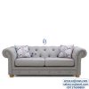 Grey Chesterfield Sofa 7 Seater in Lagos Nigeria