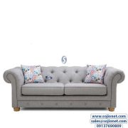 Grey Chesterfield Sofa 7 Seater in Lagos Nigeria