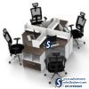 Four Seater Modern Workstation Table Deskb in Lagos, Abuja FCT, Akure, Owerri, Port harcourt, Asaba, Benin, Kano, Minna, Nigeria