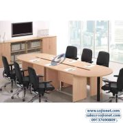 Wide Conference Boardroom Table Desk