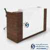 Coffee Brown Reception Table Counter in Lagos Nigeria