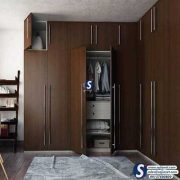 Dark Wood Wardrobe in Lagos, Abuja FCT, Akure, Owerri, Port harcourt, Asaba, Benin, Kano, Minna, Nigeria
