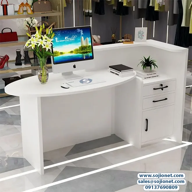 Elegant Oval Reception Counter Table 2 Elegant Oval Reception Counter Table in Lagos Nigeria