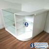 Glass Reception Counter Table in Lagos Nigeria