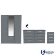 Grey Wardrobe in Lagos, Abuja FCT, Akure, Owerri, Port harcourt, Asaba, Benin, Kano, Minna, Nigeria
