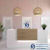Illuminated Reception Table Counter in Lagos Nigeria