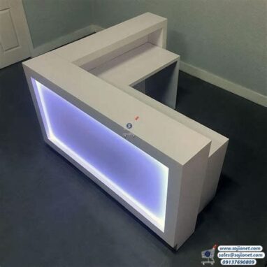 LED Light Reception Counter Table in Lagos Nigeria