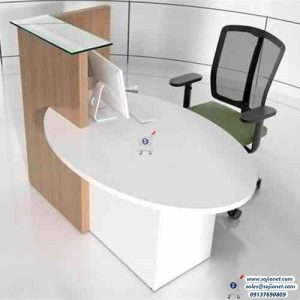 Oval Reception Counter Table in Lagos Nigeria