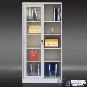 Sliding Glass Doors Metal Cabinet Bookshelf in Lagos Nigeria
