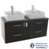 Dark Wood Bathroom Vanity
