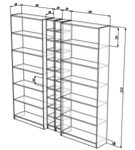 Dimension of Best Bookshelf Bookcase