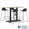 Dual Chrome High Bar Meeting Table in Lagos Nigeria