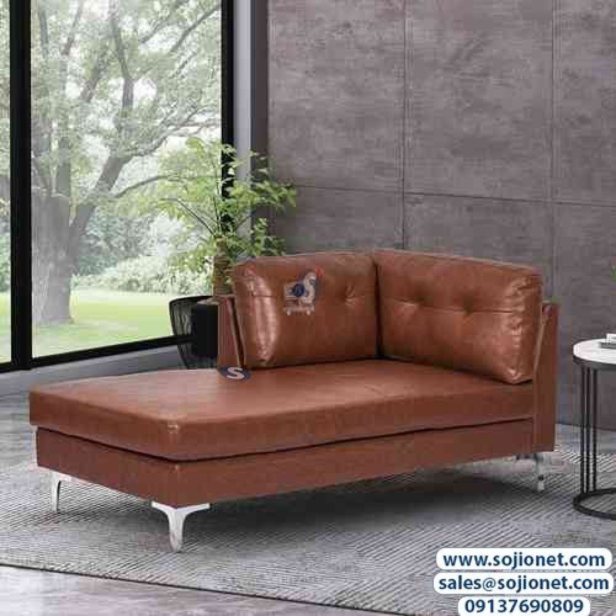 Left Hand Facing Chaise Lounge Sofa in Lagos Nigeria Furniture