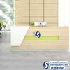 Light Wood Modern Reception Table in Lagos Abuja FCT