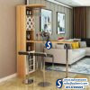 Natural Wood Bar Cabinet in Lagos Nigeria
