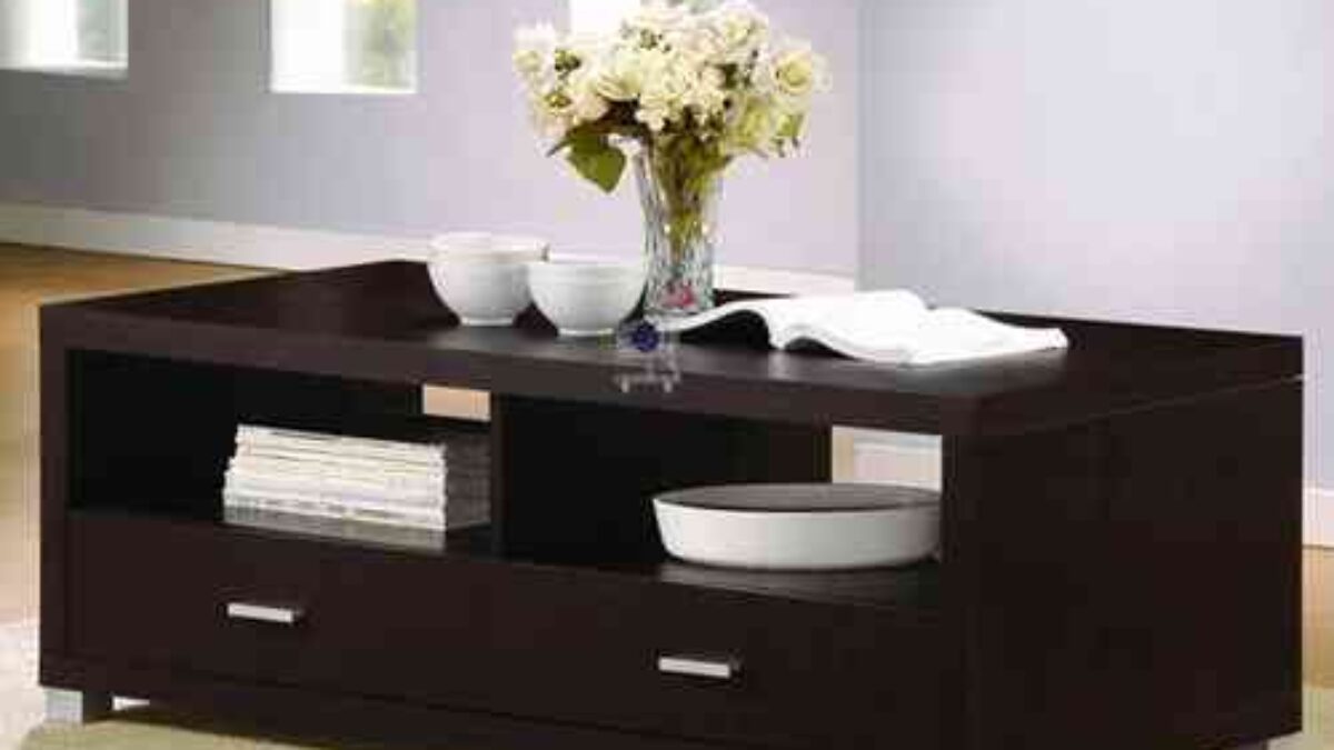 Baxton Studio Derwent Coffee Table with Drawers Baxton Studio Derwent Coffee Table with Drawers