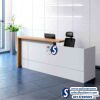 White Modern Branded Reception Table in Lagos Abuja Port harcourt