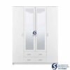 4 Door 2 Drawer Large Wardrobe with Mirrors in Lagos Abuja FCT Port harcourt Asaba Benin Nigeria
