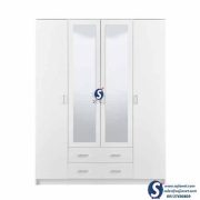 4 Door 2 Drawer Large Wardrobe with Mirrors in Lagos Abuja FCT Port harcourt Asaba Benin Nigeria