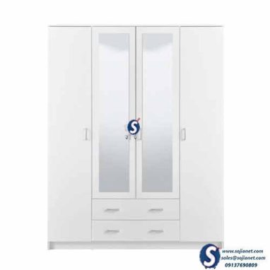 4 Door 2 Drawer Large Wardrobe with Mirrors in Lagos Abuja FCT Port harcourt Asaba Benin Nigeria