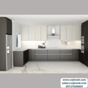 Kitchen Cabinet in Nigeria | Dual-tone Kitchen Cabinet