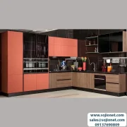 L-Shape Red Kitchen Cabinet in Lagos Nigeria | L-Shape Red Kitchen Cabinet in Port Harcourt | L-Shape Red Kitchen Cabinet in Abuja | L-Shape Red Kitchen Cabinet in Benin | L-Shape Red Kitchen Cabinet in Asaba | L-Shape Red Kitchen Cabinet in Uyo | L-Shape Red Kitchen Cabinet in Delta | L-Shape Red Kitchen Cabinet in Enugu