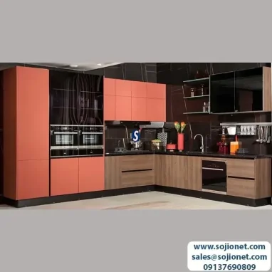 L-Shape Red Kitchen Cabinet in Lagos Nigeria | L-Shape Red Kitchen Cabinet in Port Harcourt | L-Shape Red Kitchen Cabinet in Abuja | L-Shape Red Kitchen Cabinet in Benin | L-Shape Red Kitchen Cabinet in Asaba | L-Shape Red Kitchen Cabinet in Uyo | L-Shape Red Kitchen Cabinet in Delta | L-Shape Red Kitchen Cabinet in Enugu