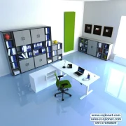 Durable L-Shaped Standing Table with Cabinet in Lagos Abuja Warri Delta Port harcourt Nigeria