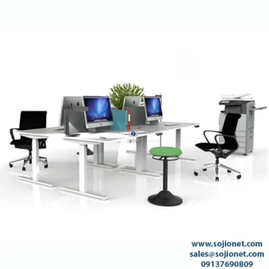 Four Seater Electric Adjustable Table Desk in Lagos, Abuja, Port harcourt, Warri, Delta, Enugu Nigeria
