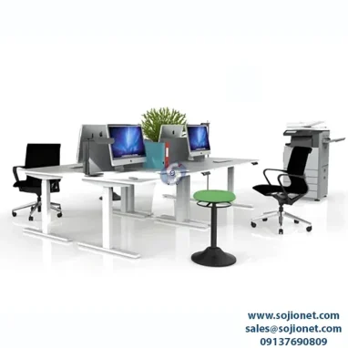 Four Seater Electric Adjustable Table Desk in Lagos, Abuja, Port harcourt, Warri, Delta, Enugu Nigeria