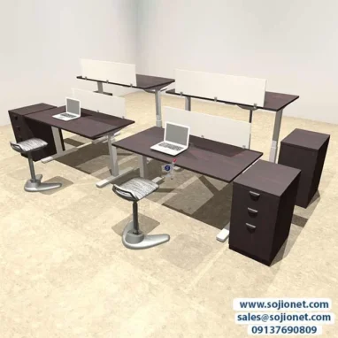 Four Seater Motorized office table in Abuja Lagos Delta Port harcourt Nigeria